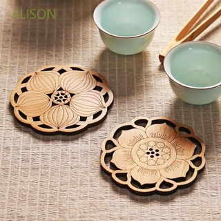 Đế lót ly bằng tre kiểu dáng cổ điển sang trọng