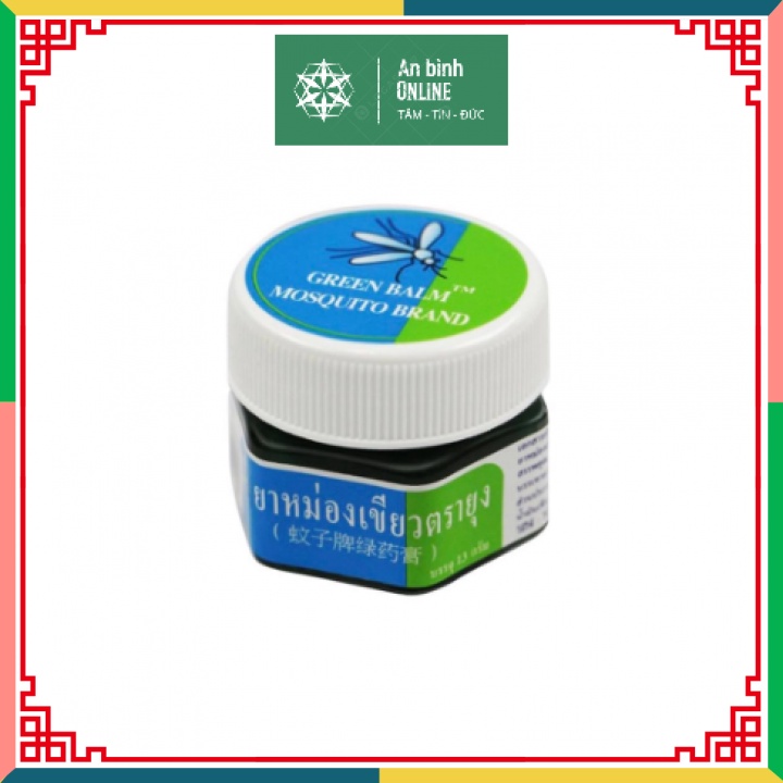 Cao dầu cù là thoa muỗi đốt, côn trùng cắn Green Balm Mosquito Brand Yanhee Thái Lan 13gr