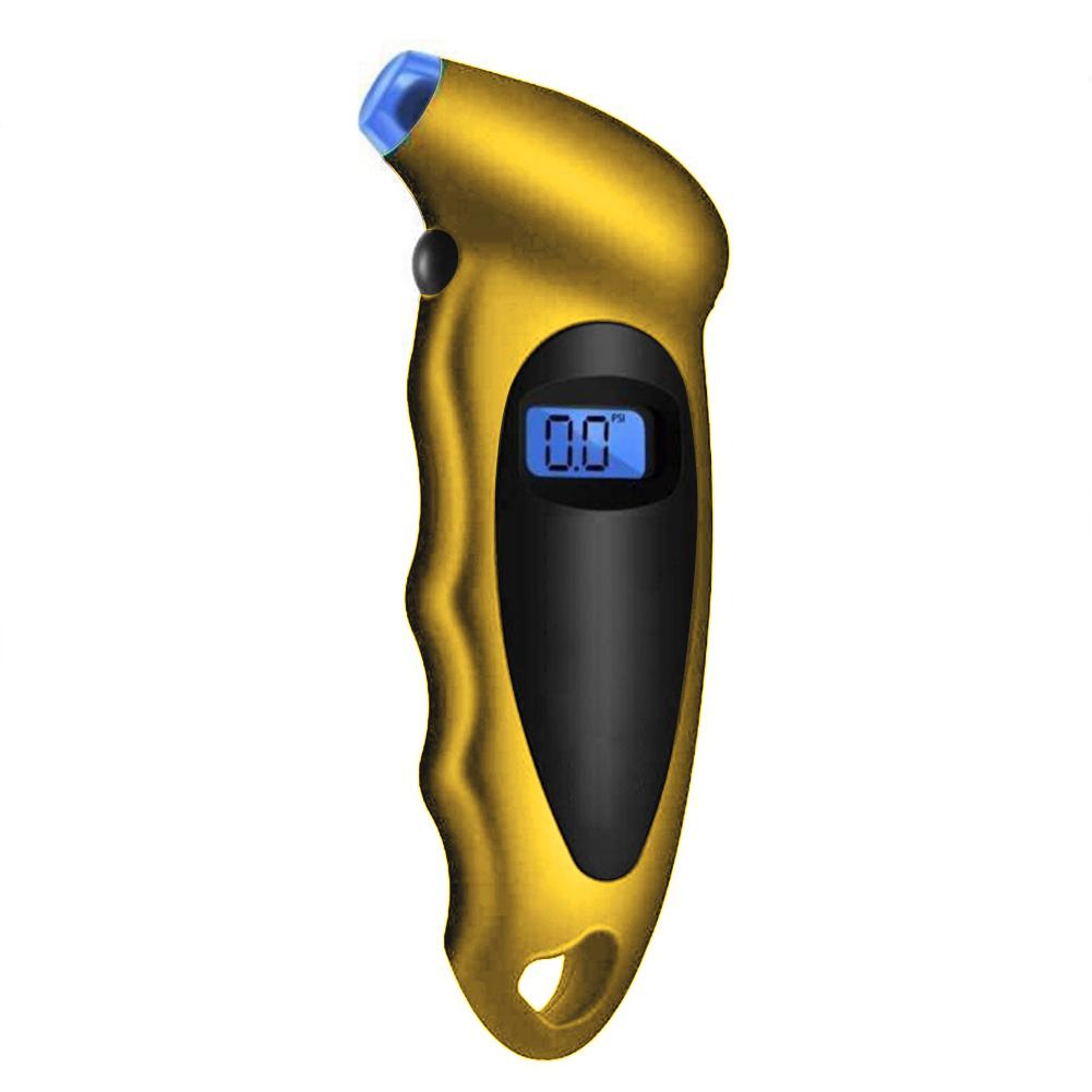 Công cụ đo áp suất không khí Lốp xe kỹ thuật số LCD Dụng cụ kiểm tra lốp cho ô tô tự động