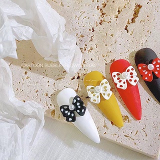 phụ kiện charm nơ gắn móng tay nail