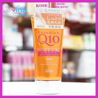 Kem dưỡng trắng da tay Kose Coen Rich Q10 Whitening Medicated 80g - CAM