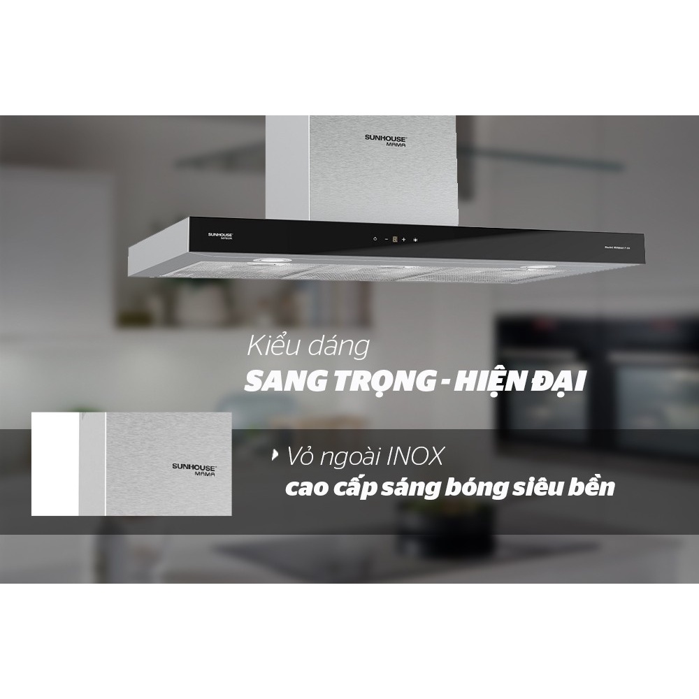 MÁY HÚT MÙI CAO CẤP CHỮ “T” SUNHOUSE MAMA MMB6817-90