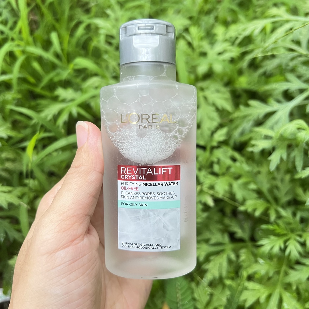 Nước Tẩy Trang Làm Sạch Cho Da Dầu L'oreal Revitalift Crystal Purifying Micellar Water