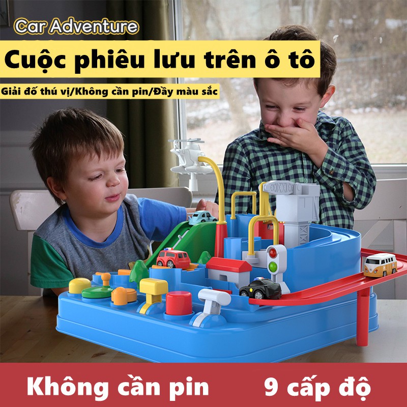 Đồ chơi Điều khiển Đường Đua Cơ Học Ô Tô Máy Bay Xe Lửa Đường Sắt Bãi Xe Phiêu Lưu Đột Phá cho bé Từ 3-6 Tuổi