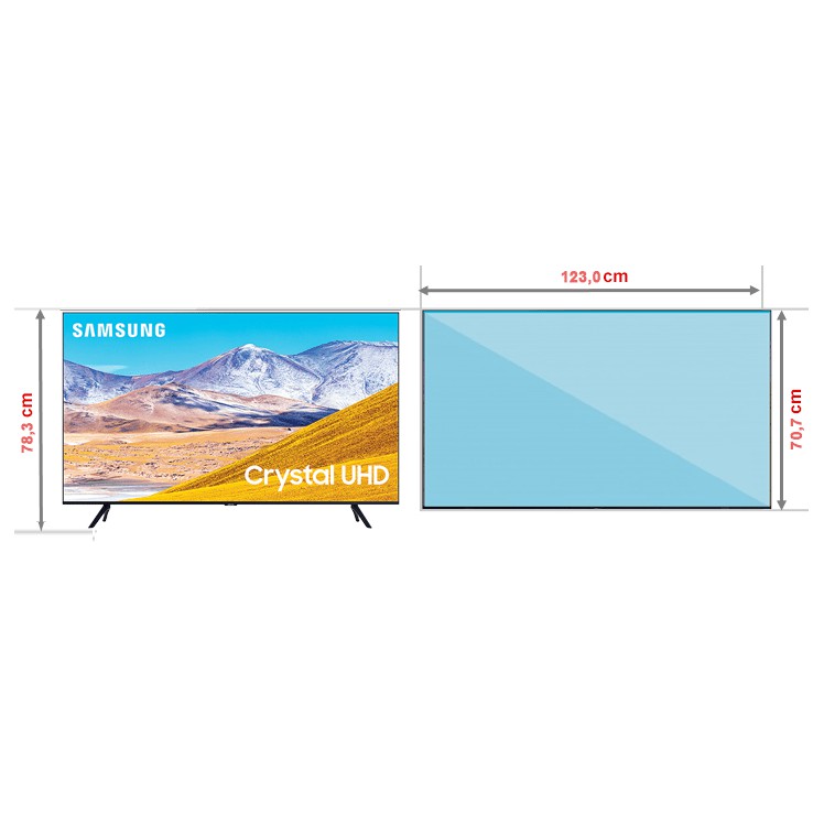 Smart Tivi Samsung 4K 43, 50, 55, 65 inch TU8000 Crystal UHD Mới 2020 - Hàng chính hãng (Liên hệ người bán để đặt hàng)