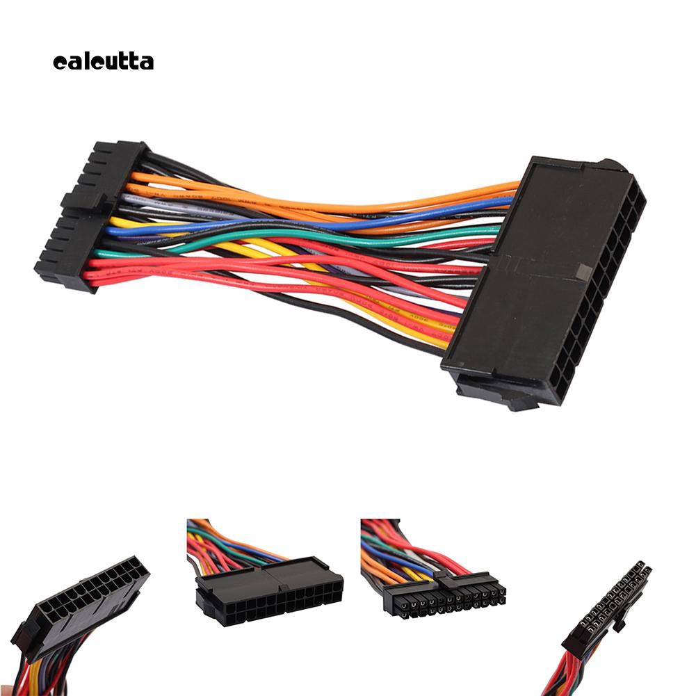 cal_ATX Standard 24Pin Female to Mini 24Pin Internal Power Adapter Converter Cable