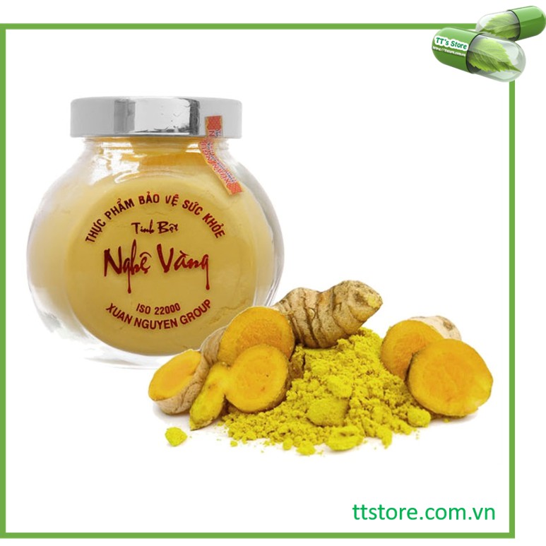 Tinh bột Nghệ vàng Xuân Nguyên 75g, 160g - Tinh bột nghệ nguyên chất 100%