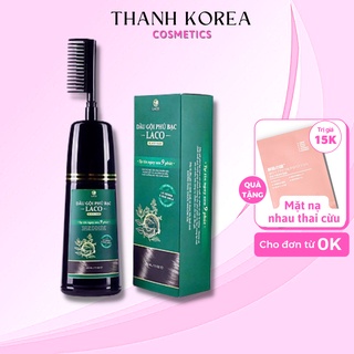 Dầu Gội Phủ Bạc Laco Black Hair - Nhuộm Tóc Đen bóng mượt - Tự Tin Sau 9 Phút Lấy Lại Tuổi Thanh Xuân