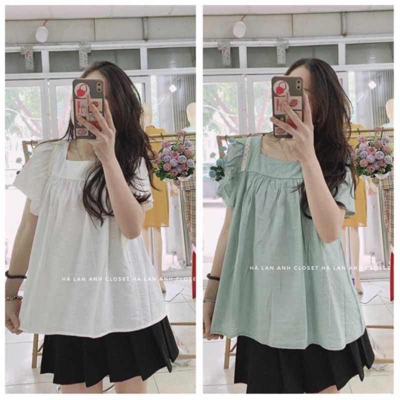 Áo Bầu thiết kế Hot, dáng xinh và chất đũi lụa mềm mát lịm - AH39