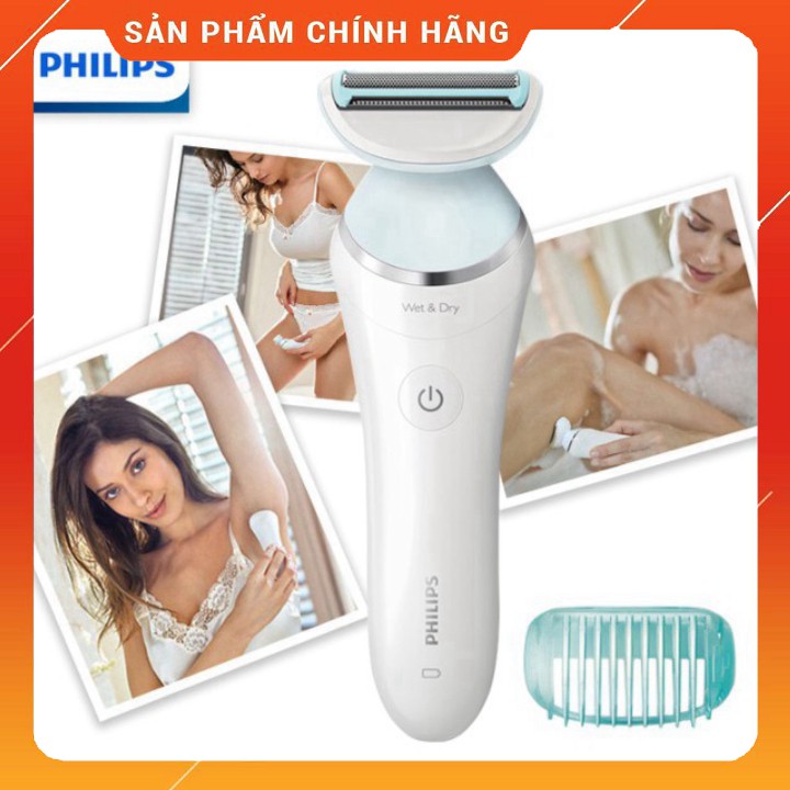 Máy làm sạch lông khô và ướt dùng cho nữ nhãn hiệu Philips BRL130/00 SM