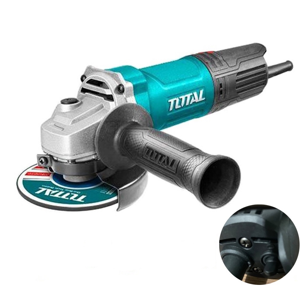 Máy mài góc 100mm 710W TG10710036 Công Tắc Đuôi- Trục chính M10 - Cắt Sắt Cầm Tay