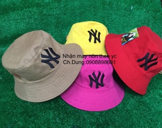 Nón buket NY 2 mặt-49k