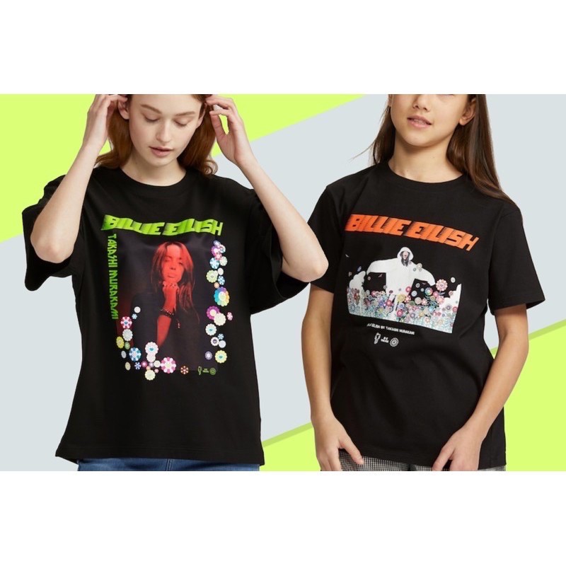 Áo thun UNI QLO/ áo phông Billie Eilish x Takashi Murakami