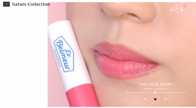 (AUTH_Korea)Son dưỡng môi có màu Dr.Belmeur Cica Touch Lip Balm The Face Shop | BigBuy360 - bigbuy360.vn