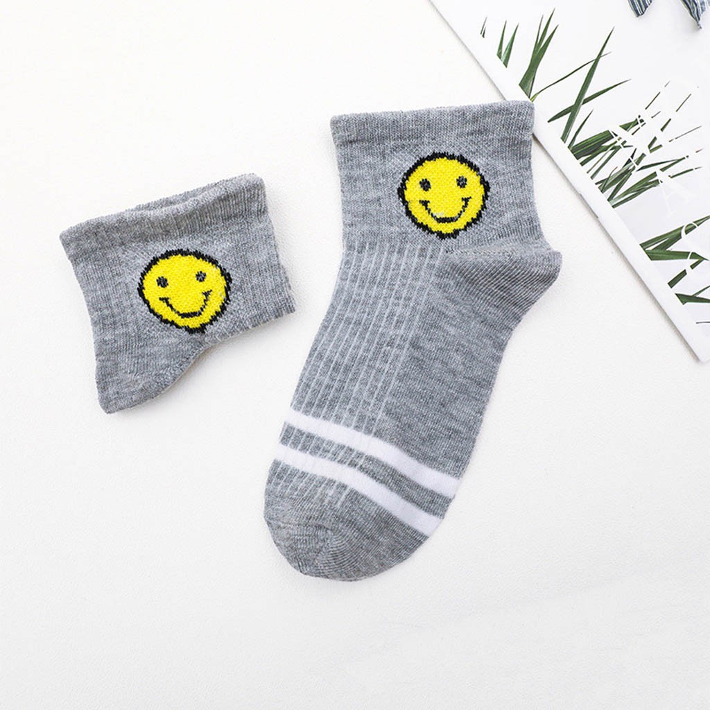 Tất Vớ Nữ Thun Cotton Icon Mặt Cười Buta TN03