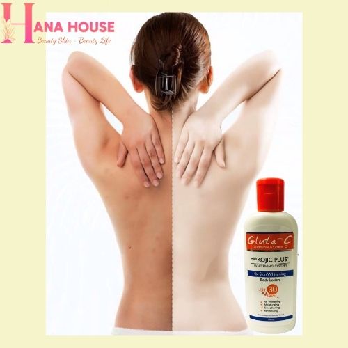 Xà phòng tắm giúp trắng da Gluta-C toàn thân với Kojic Acid, Vitamin C & Glutathione kết hợ