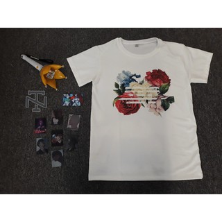 Combo áo thun BIGBANG FLOWER ROAD - bộ card - sticker