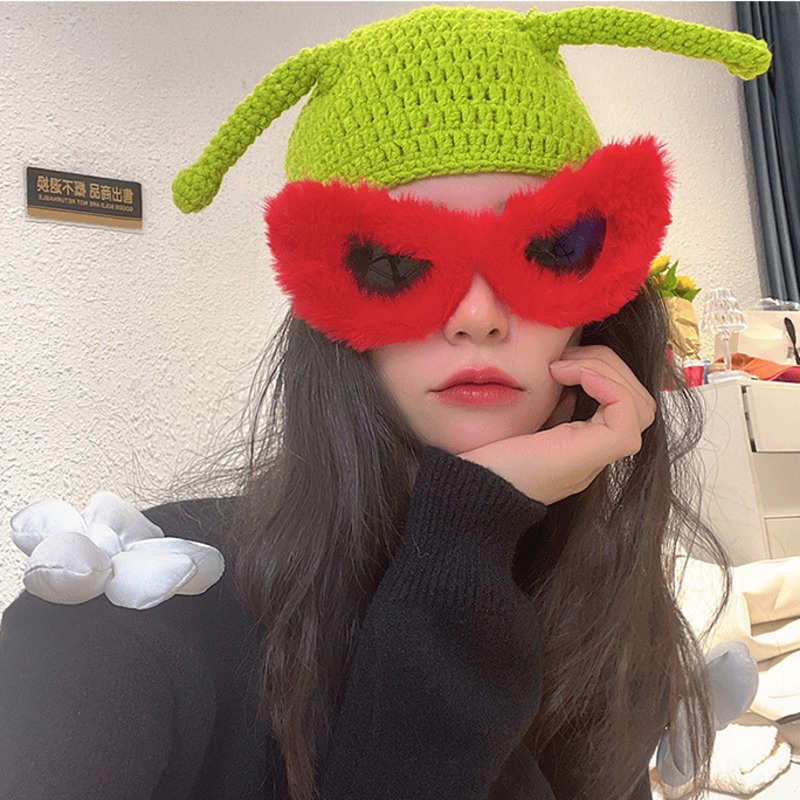 Kính Màu Đỏ 199011Phụ Kiện Trang Trí Chụp Ảnh Tiệc Sinh Nhật Vui Nhộn