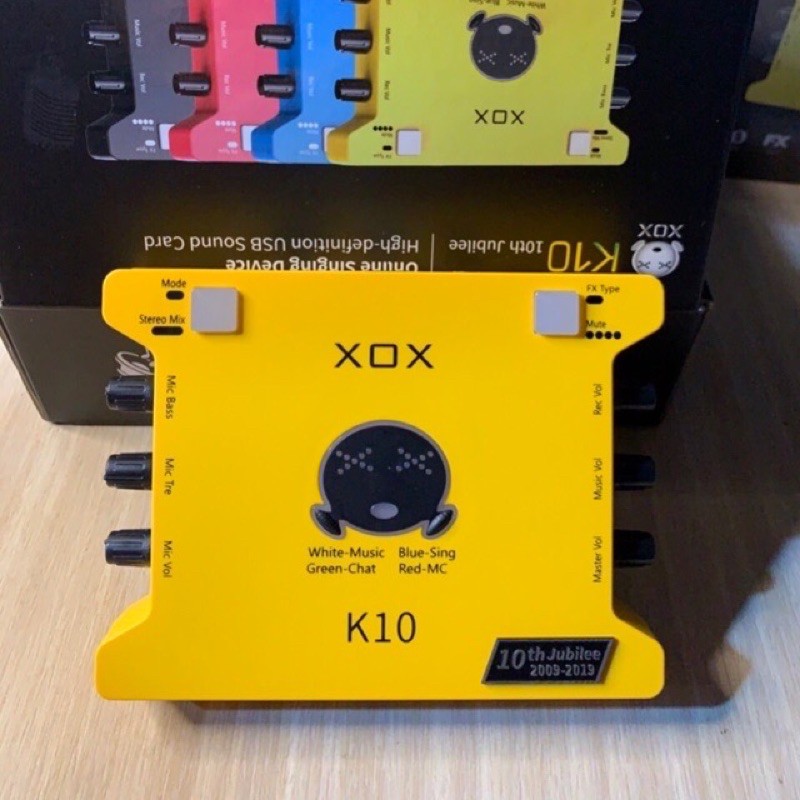 soundcard bộ chỉnh âm K10 2020 phiên bản tiếng anh âm thanh cực hay
