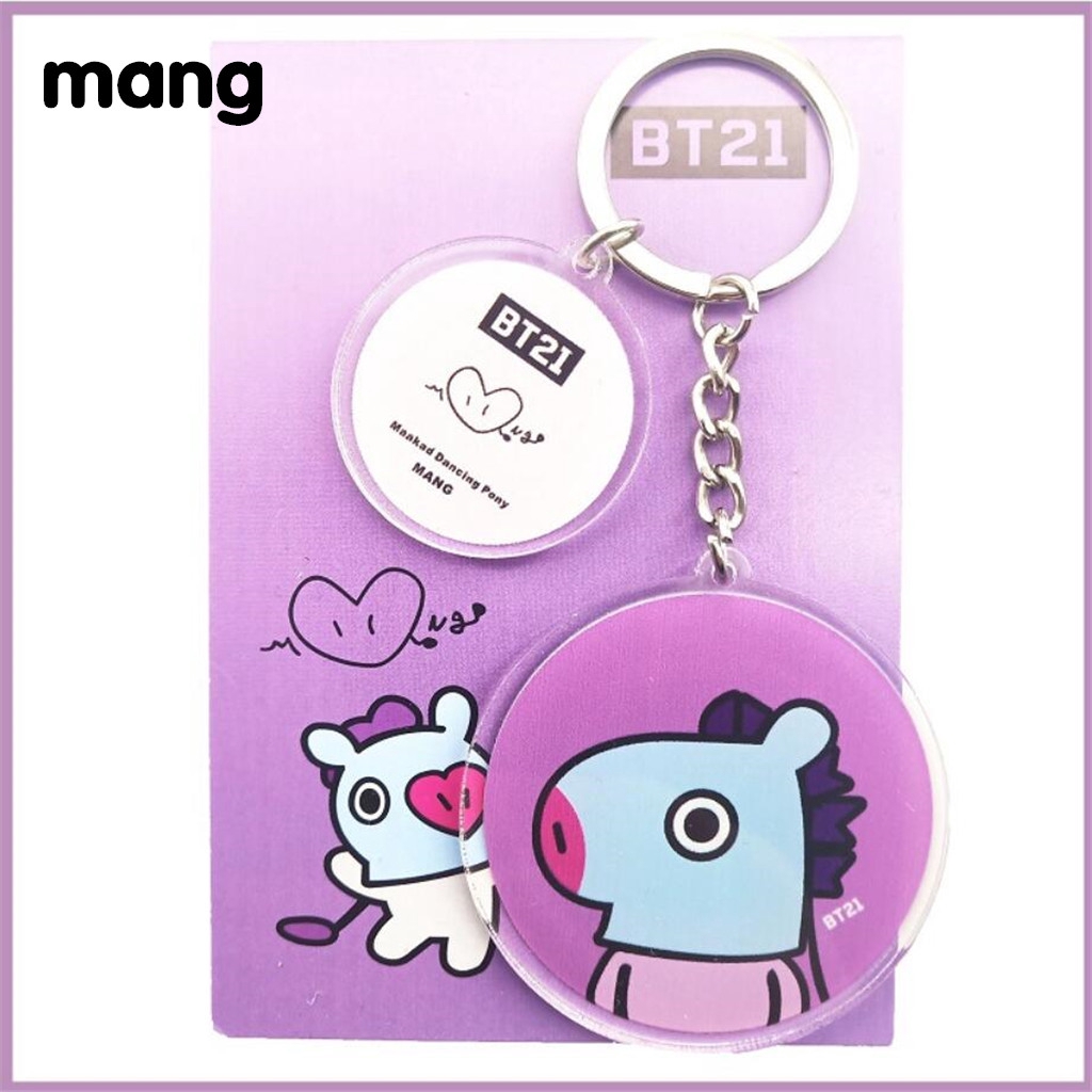 Móc khóa dễ thương phong cách KPOP BTS bt21