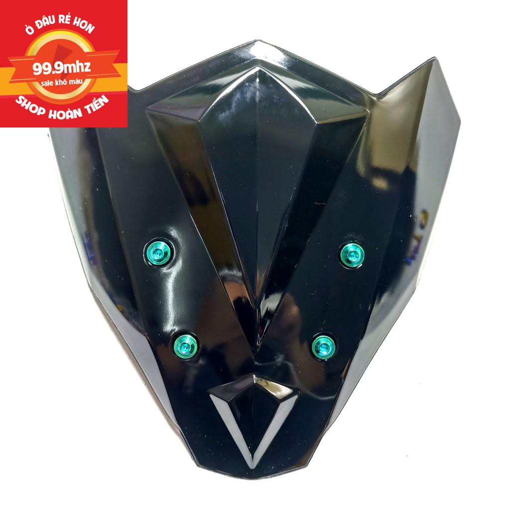 Combo Ốp Đầu Xe Winner X Màu Đen + 4 Ốc 5li Titan Gắn Mão