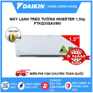 Máy lạnh/Điều hòa Daikin FTKQ35SAVMV/RKQ35SAVMV 1.5hp