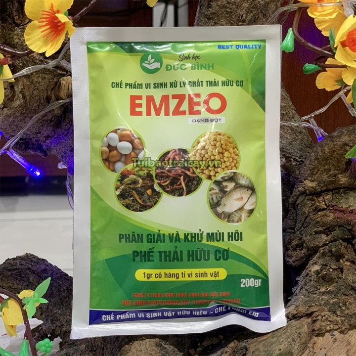Chế phẩm vi sinh EMZEO xử lý chất thải – gói 200g