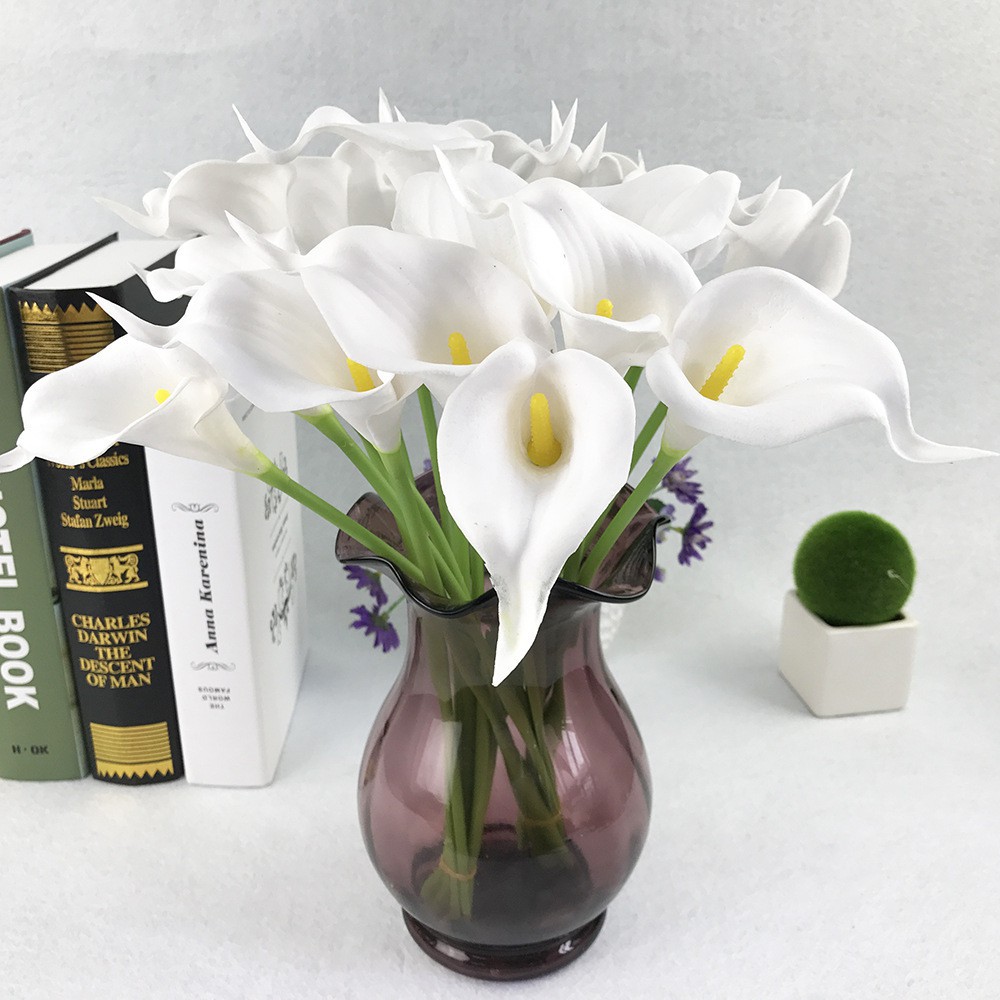 HOA RUM CALLA LILY Gốc Nam Phi - Hoa giả trang trí đẹp