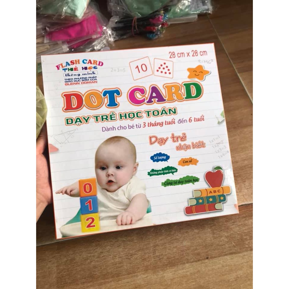 Bộ thẻ học thông minh Dot Card, dạy trẻ học toán-hàng đẹp