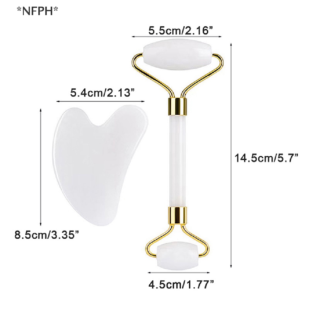 [Hàng mới về] Set 2 dụng cụ đồ cạo và cây lăn mặt bằng đá nâng da cơ thể