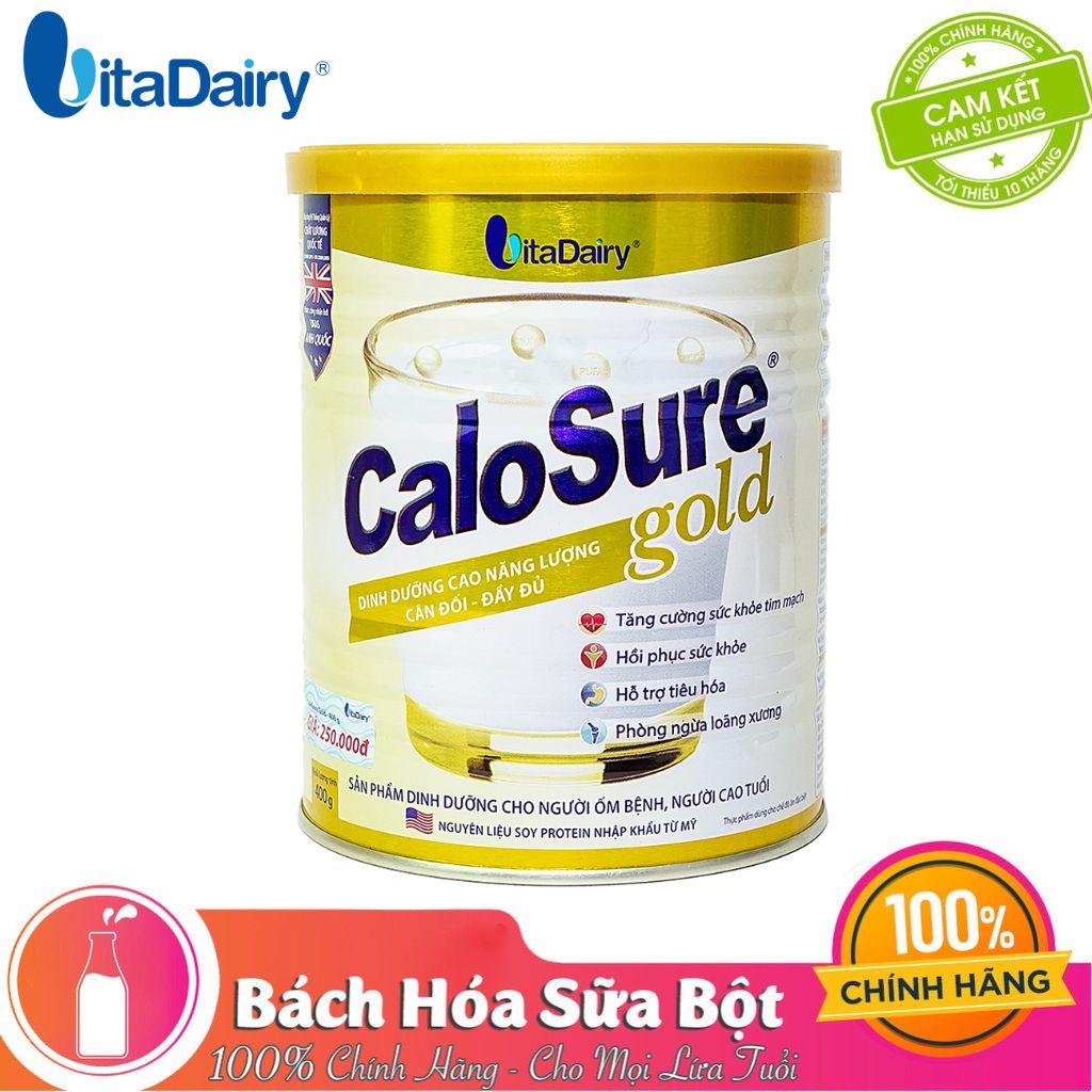 [Quét mã - tích điểm] Sữa bột CaloSure Gold – dinh dưỡng dành cho người cao tuổi 900G
