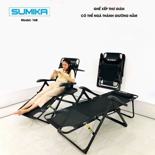 Ghế Xếp Đa Năng Ngả Thành Giường Sumika 168