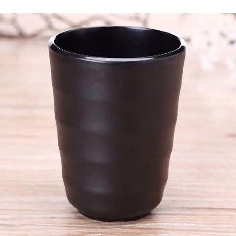 Cốc nhựa Melamine 100% siêu bền LY CỐC ĐEN NHÁM SIÊU BỀN - CHỊU LỰC - CHỊU NHIỆT