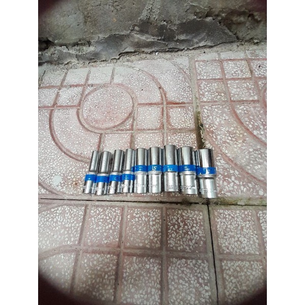 [THANH LÝ] COMBO BỘ ĐẦU TÍP DÀI 77mm TỪ 10.12.13.14.17.19.21.22.24MM CAO CẤP