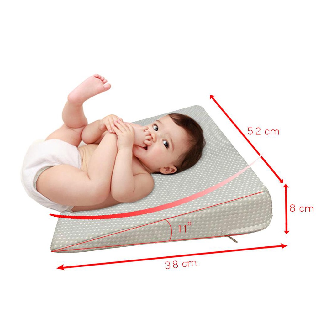 Gối chống trào ngược, chống trớ, ợ hơi ợ chua cho bé - Hàng chính hãng Yorokobi