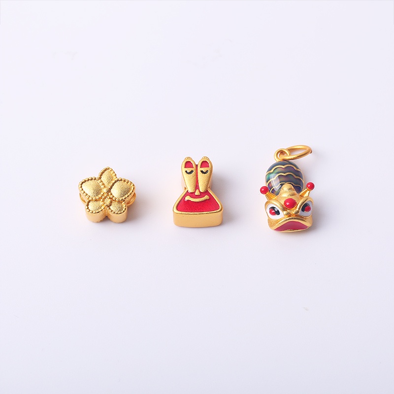 Hạt Xỏ Vòng Đeo Tay / Vòng Tay Thay Đổi Màu Sắc Hình Đầu Hổ / Hoa Bướm / Giày Dép Chống Dị Ứng Độc Đáo diy