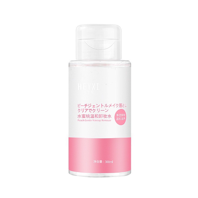 Nước tẩy trang Đào HEYXI làm sạch dưỡng ẩm Peach Gentle Makeup Remover an toàn cho da - xilin house