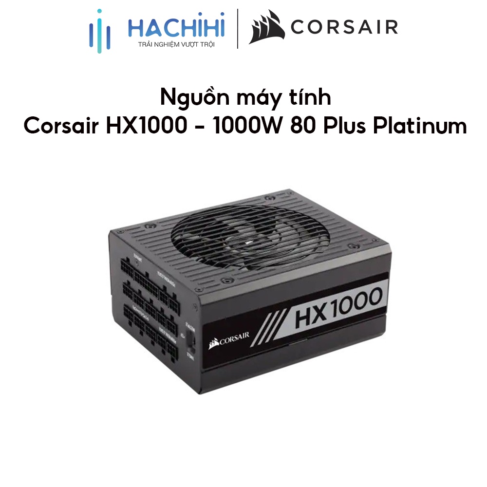 Nguồn máy tính Corsair HX1000 - 1000W 80 Plus Platinum CP-9020139-NA