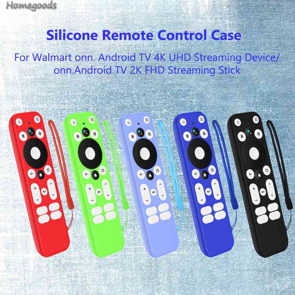 (Chuyên Nghiệp) Vỏ Silicone Cho Remote Điều Khiển Walmart onn. Thiết Bị Trình Chiếu Trực Tuyến Android TV 4K UHD