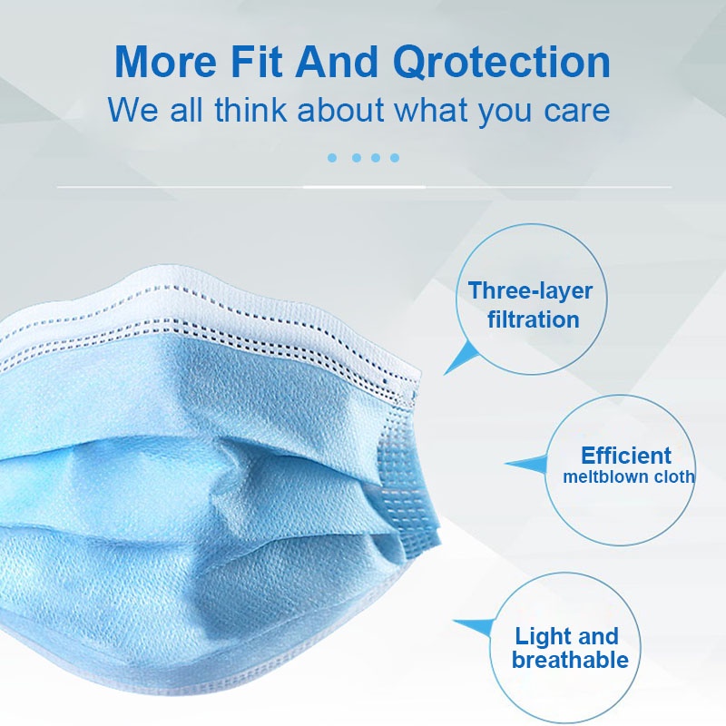 [Hàng mới về] Set 10 khẩu trang chống bụi 3 lớp dùng một lần bảo vệ tiện dụng | BigBuy360 - bigbuy360.vn