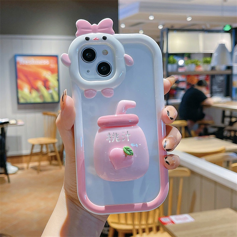 Ốp Điện Thoại Màu Gradient Có Giá Đỡ Cho iPhone 13 12 11promax XSMAX XR 13 7P 8P