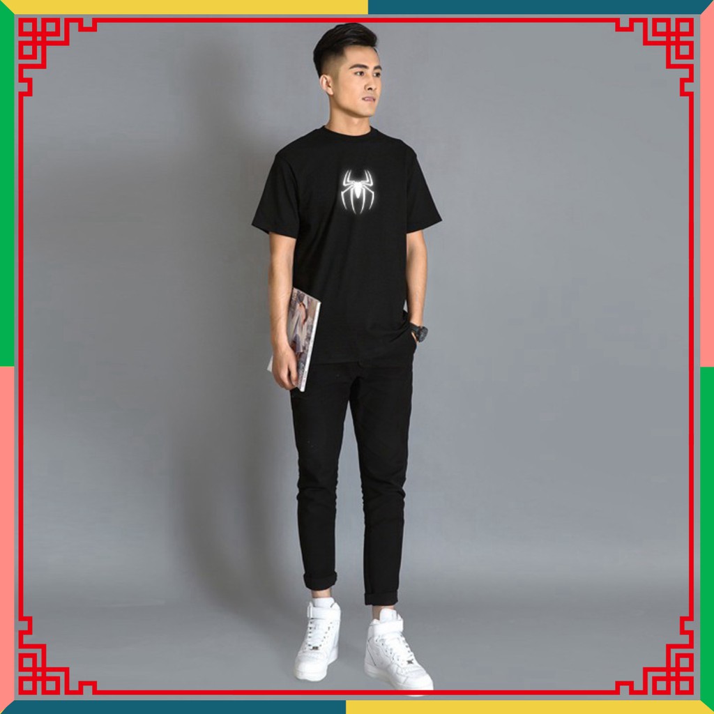 (AT Store)  ÁO THUN SPIDERMAN PHẢN QUANG - Áo thun giá rẻ AT01
