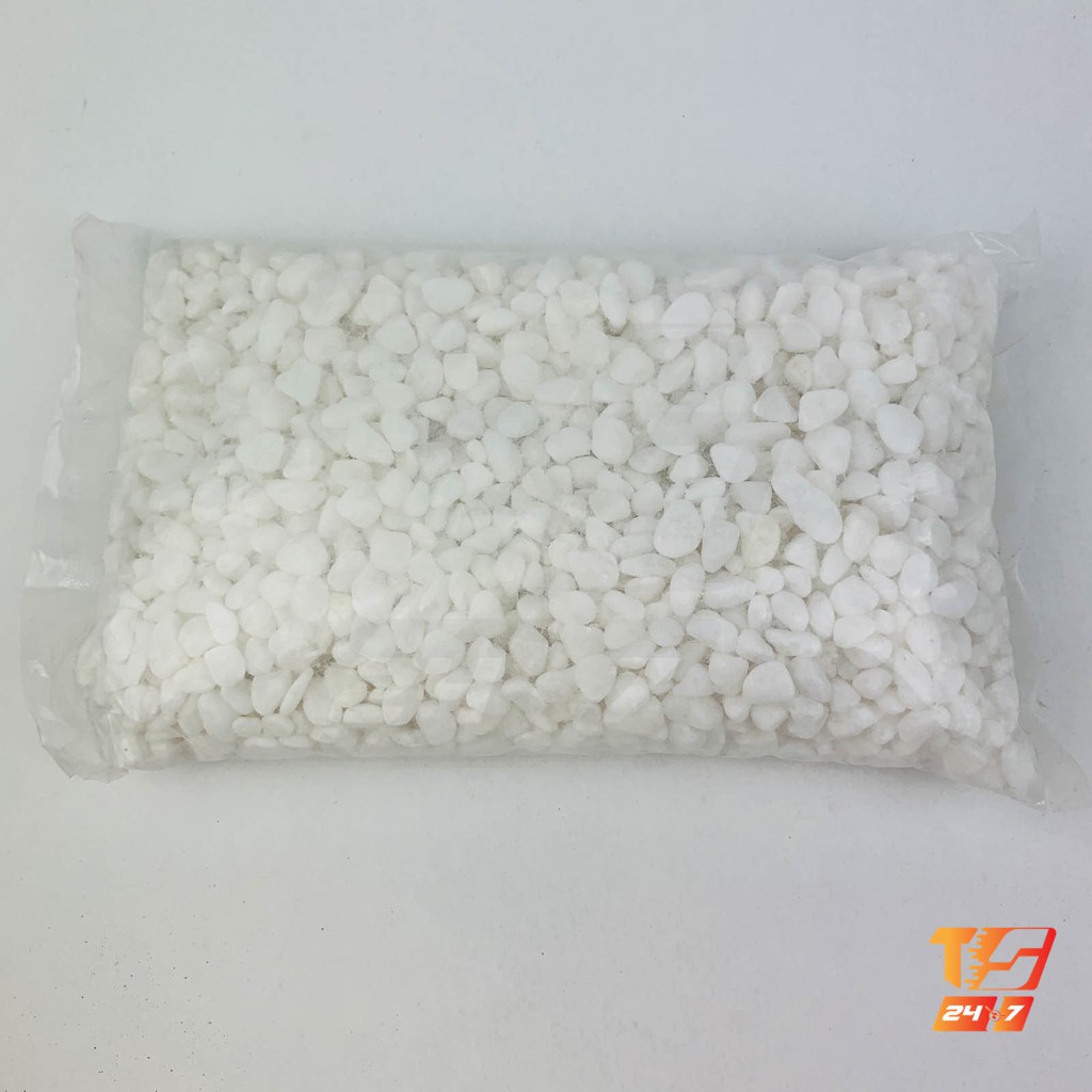 [Mã PET50 giảm 10% - tối đa 50K đơn 250K] 1kg Sỏi Trắng Trang Trí Hồ Cá, Bể Thủy Sinh - Tiểu Cảnh Sân Vườn, Lót Chậu