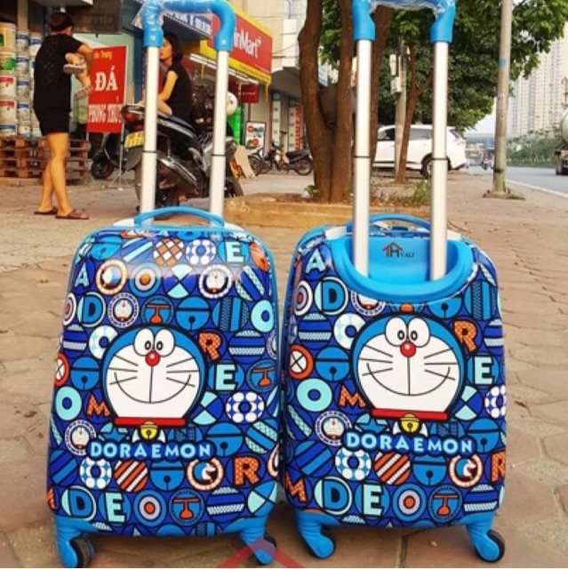 Vali kéo Doremon 18 inch cho bé