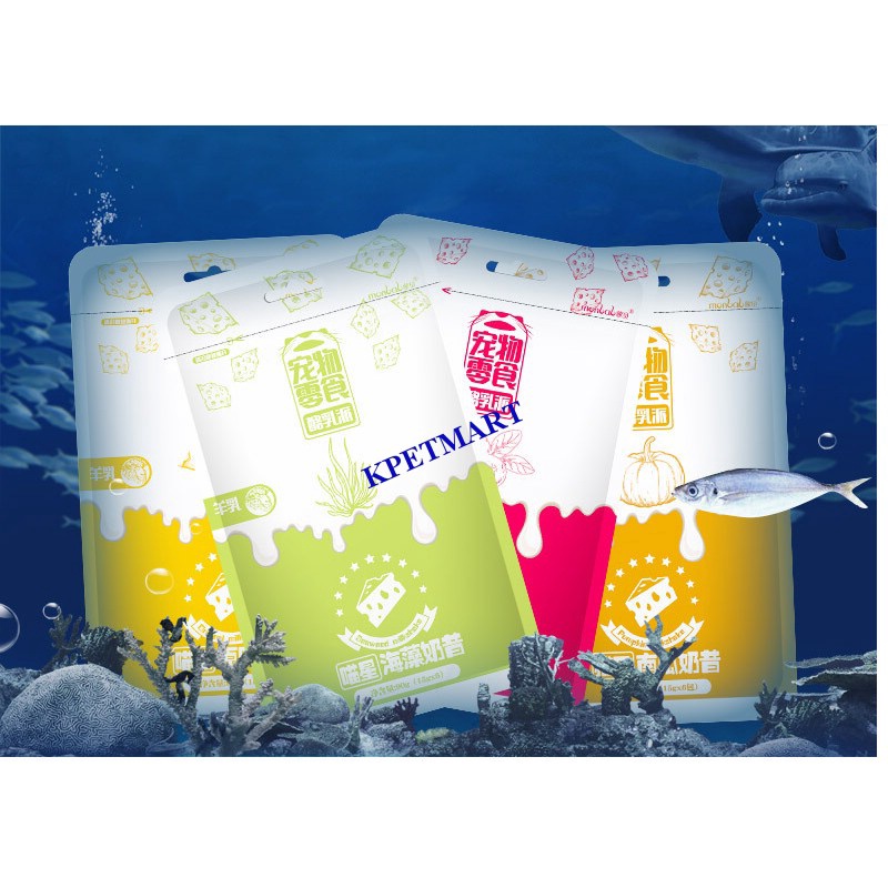 súp (xốt) sữa dê ăn dặm cho mèo con túi 6 gói 15g (90g)