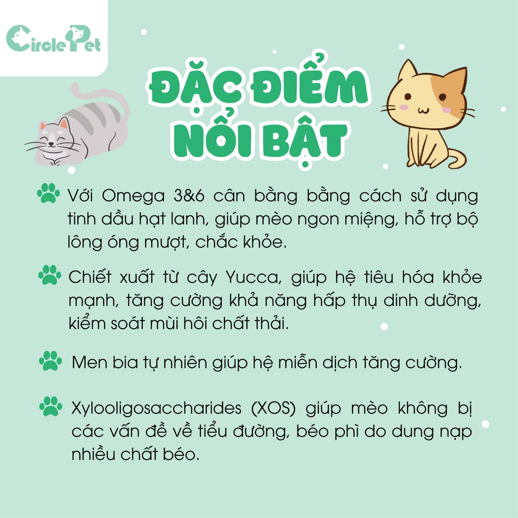 Thức Ăn Hạt Cho Mèo Reflex Plus Choosy Salmon Hỗ Trợ Hệ Tiêu Hóa Cho Mèo Kén Ăn Vị Cá Hồi 1,5kg - Circle Pet