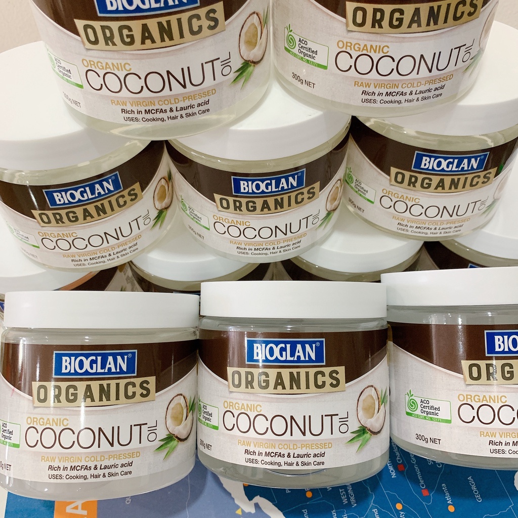 Dầu dừa hữu cơ nguyên chất Bioglan Organic Coconut Oil