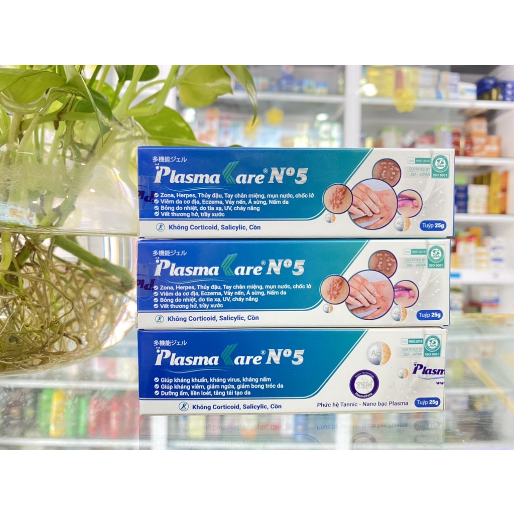 - KEM BÔI DA ĐA NĂNG PLASMAKARE No5 H1 tuýp x 25g - Kháng khuẩn, làm lành da nhanh chóng
