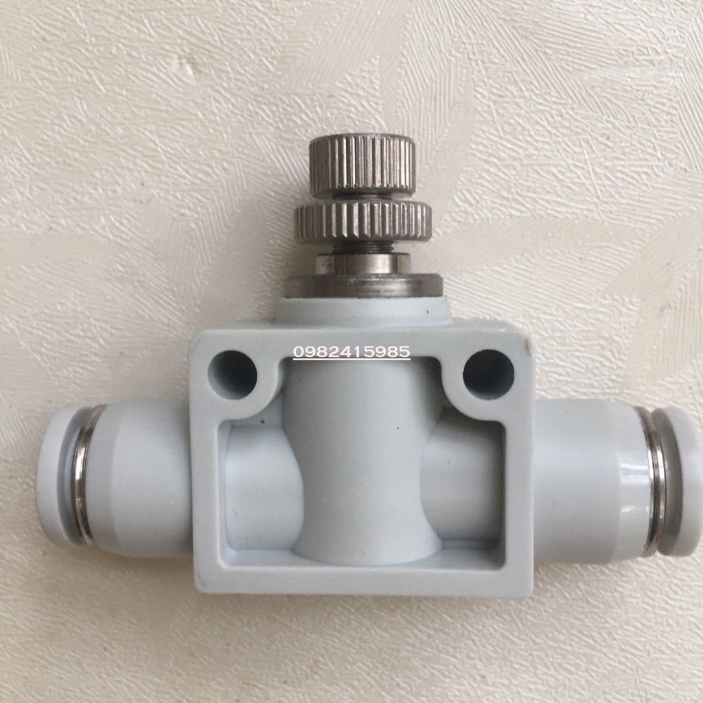PSA8 Van tiết lưu 2 đầu ống 8 AirTac chính hãng Taiwan