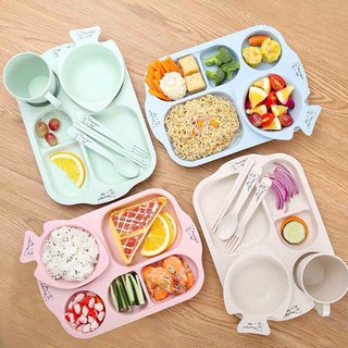 [HÀNG LOẠI 1] FULL BỘ ĂN DẶM LÚA MẠCH 6 CHI TIẾT CHO BÉ